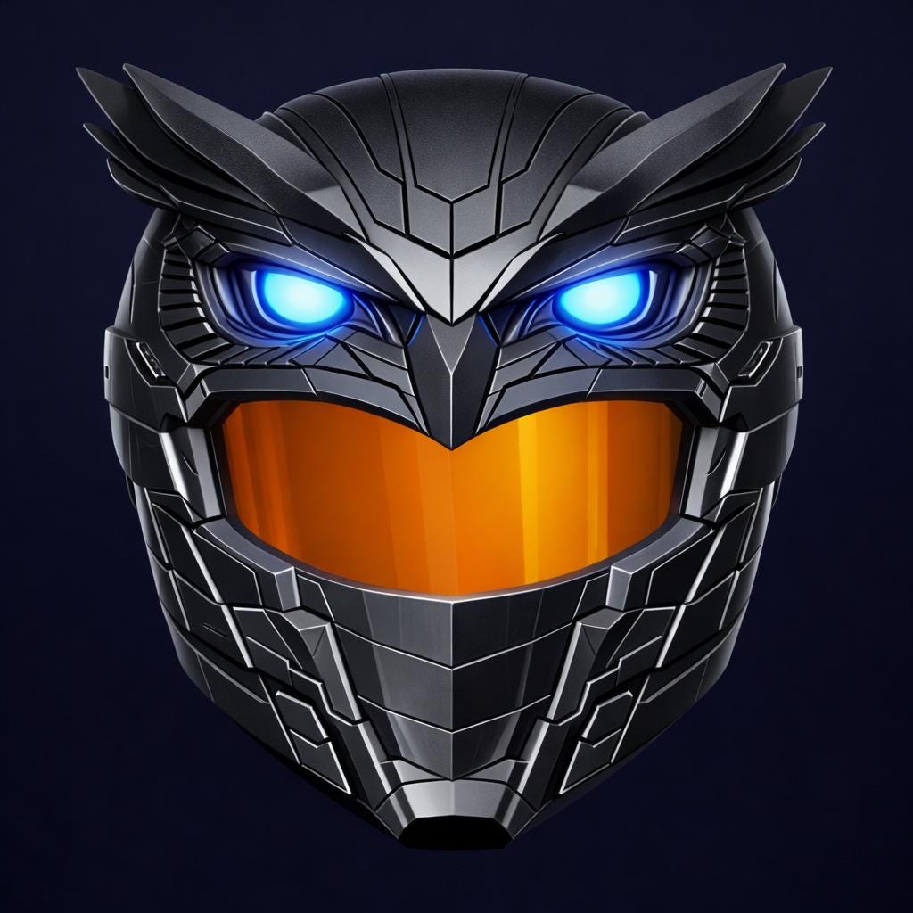 Space Ranger Alpha Owl Helmet