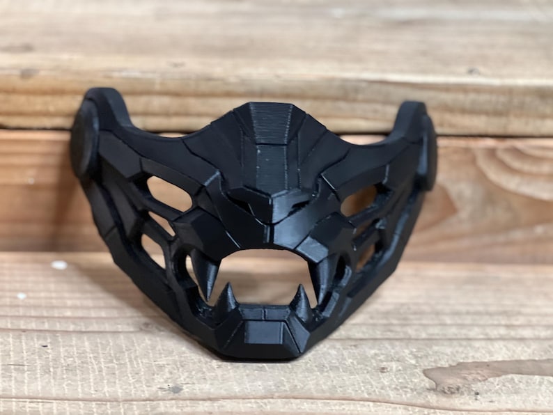 Panther Samurai Mempo Face Mask - Etsy