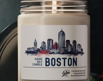 Boston Patriots Skyline-ljus, NFL-fotbollslagsljus, handhällt ljus, unikt ljus, dekorativt ljus