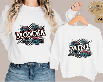 Monster Truck birthday Matching shirts family Monster Truck event Shirt Custom Matching Family Truck Lover Mom Dad and Boy sweatshirt