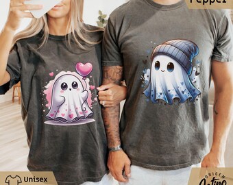 Comfort Colors Be My Boo Sweatshirt Ghost matching shirt Valentines Day Hoodie Cozy Heart Ghost Crewneck Valentines Day shirt Heart Pullover