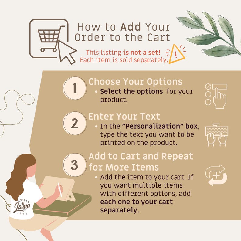 Personalized Chicken and Plant Garden Ornament Cute Cartoon Chickens