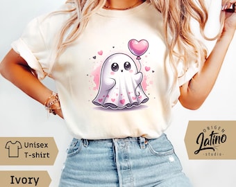 Comfort Colors Be My Boo Sweatshirt Ghost Sweater Valentines Day Hoodie Cozy Heart Ghost Crewneck Valentines Day shirt Heart Pullover