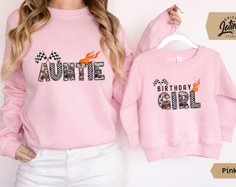 Birthday Girl Monster Truck Family Matching Shirts Custom Monster Truck Birthday Outfit Personalized Birthday Crew Shirts Family Party Tees