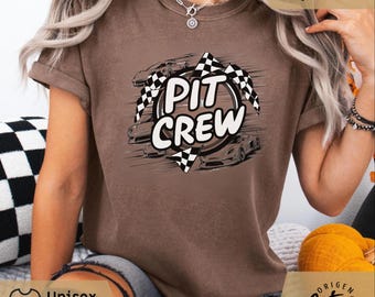 Comfort Colors Cars Pit Crew Shirt Boy Mama Shirt Monster Truck Shirt Boy Birthday Party Shirt New Mom Boy Baby shower Gift Group cars lover