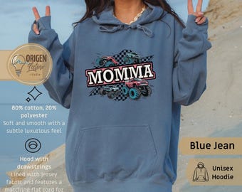Comfort Colors Monster Truck Momma and daddy Shirt Pregnant couple Monster Truck Birthday Party sweatshirt New Mom Shirt Baby Shower Gift