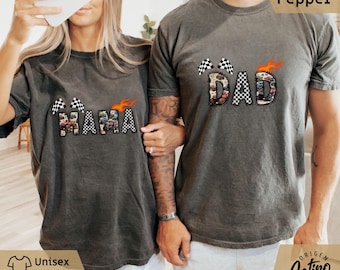 Comfort Colors Monster Truck dad and Mama Shirt Monster Truck Shirt Boy Birthday Party Shirt New Mom Boy Baby shower Gift
