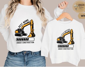 Under construction Big brother Shirt Future Big Brother Gift best mama Under Construction T-Shirt Big Bro Toddler Tee Pregnancy Announcement