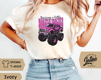 Comfort Colors Monster Truck Mama Shirt Boy Mama Shirt Monster Truck Shirt Boy Birthday Party Shirt New Mom Boy Baby shower Gift