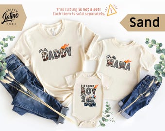 Monster Truck Birthday Boy Family Matching Shirts Custom Birthday Party Shirts Monster Truck Theme Outfit Personalized Family Birthday Shirt