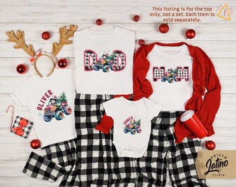 monster truck lover son and mama matching sweatshirts christmas outfits daddy and boy shirts monster trucks lovers matching shirts