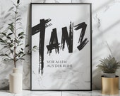 Poster: Tanz - Vor allem aus der Reihe