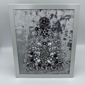 Vintage jewelry art framed vintage jewelry art pictures jewelry wall art jewelry tree art