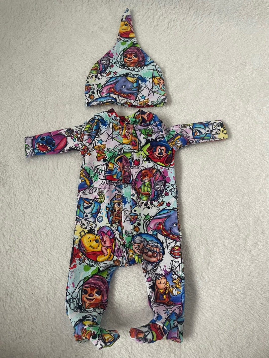 Mutiple Character Pajamas Size Preemie Reborn Doll Clothes Etsy