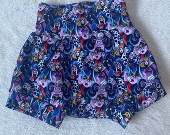 Disney Villan Shorts - Size Newborn - Reborn Doll Clothes
