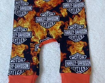 Harley Davidson Pants - Size Newborn - Reborn Doll Clothes