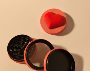 Hart Grinder 50 mm Kunststof Metaal Roze Grinder