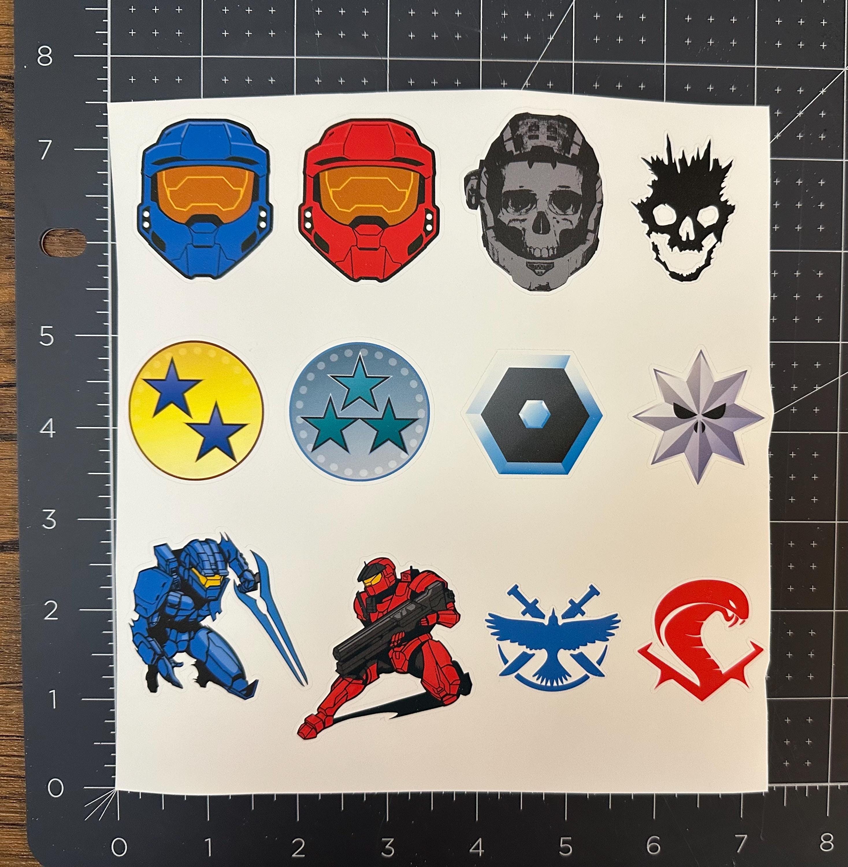 Halos Sticker Game – Halo Stickers – ZATE