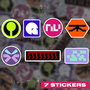 Tau Ceti Runner Faction Sticker Pack