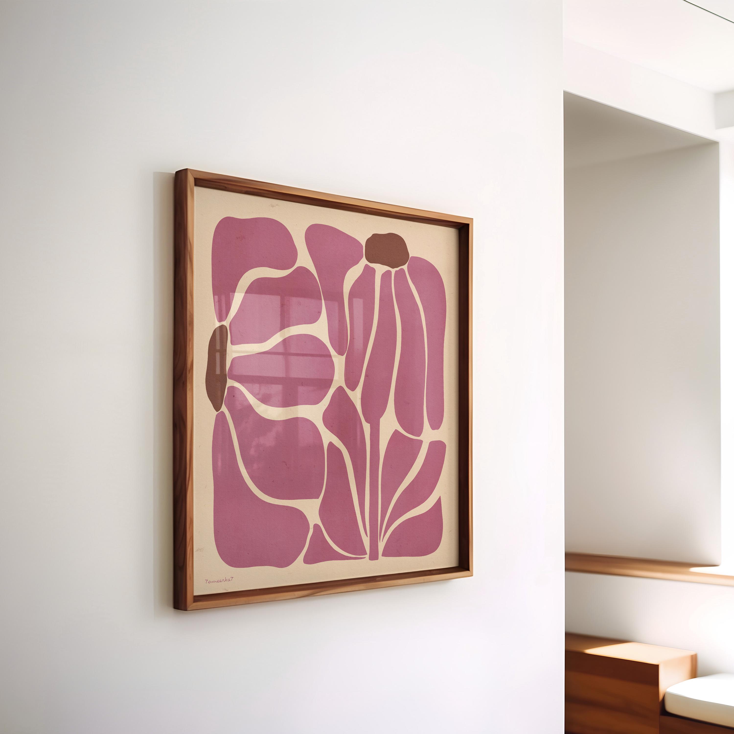 Purple Abstract Painting