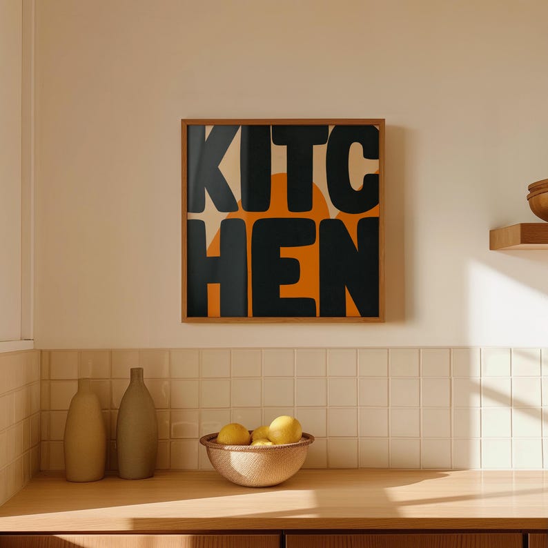 kitchen prints set of 7 kitchen wall art aesthetic... Kitchen Print - Aesthetic Kitchen Decor Modern Kitchen Wall Art Print ...