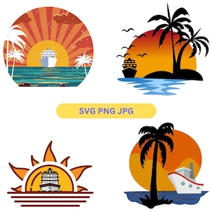 Cruise SVG bundle 2 | Cruise Boat bundle | cruise svg designs | Cruise Ship art bundle| ship SVG design | Digital Download |