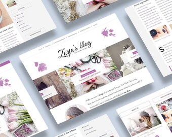 Zarja - Feminine WordPress Blog Theme