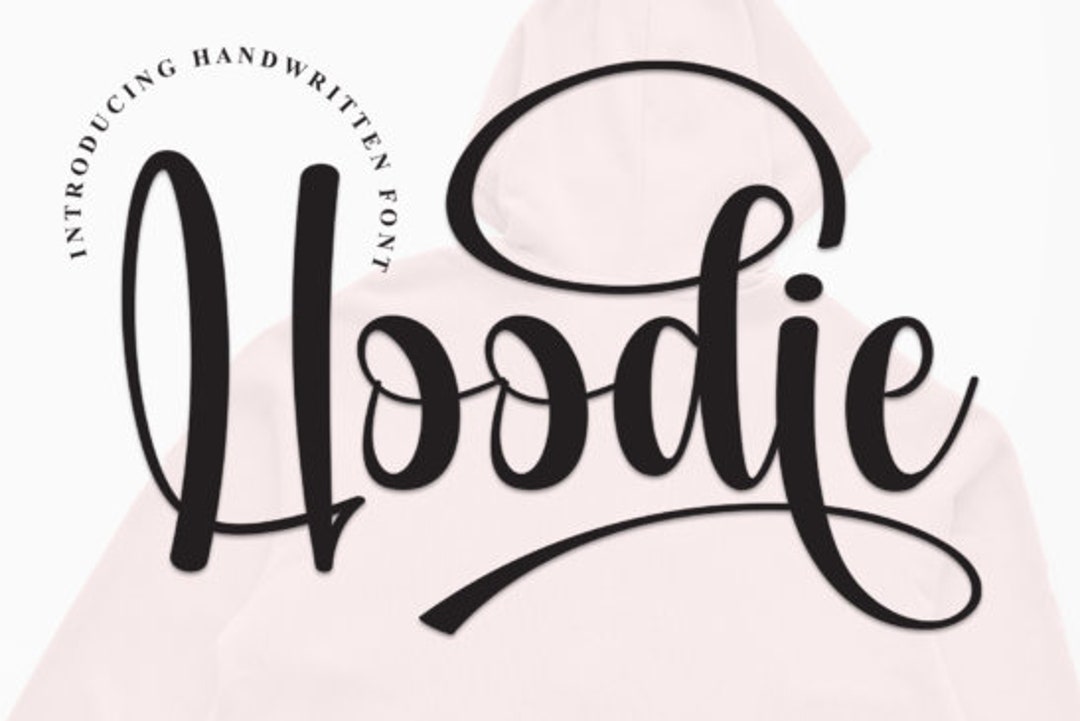 Hoodie Font, Vintage Font, Cricut Fonts, Casual Font, Modern Font