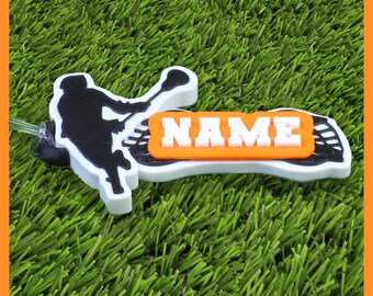ETIQUETA PARA BOLSO DE LACROSSE • Etiqueta de nombre de lacrosse personalizable • Regalo de lacrosse • Regalo perfecto para jugadores de lacrosse • Regalo de fin de temporada