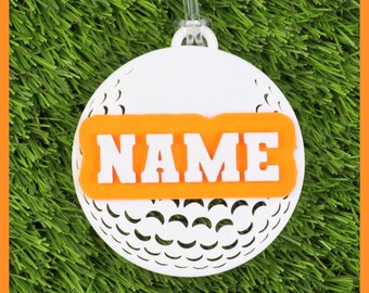 ETIQUETA PARA BOLSA DE GOLF • Etiqueta de nombre de golf personalizable • Regalo de golf • Regalo perfecto para jugadores de golf • Regalo de fin de temporada