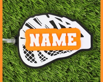 Customizable Lacrosse Bag Tag • Personalized Team Gift