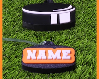 Etiqueta para bolsa de hockey sobre hielo • Etiqueta de nombre de hockey sobre hielo personalizable • Regalo de hockey sobre hielo • Regalo perfecto para jugadores de hockey sobre hielo • Regalo de fin de temporada