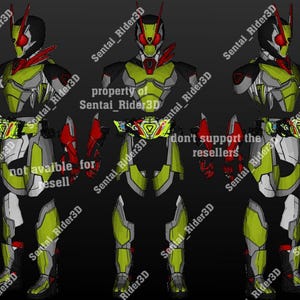 Kamen Rider Zero Two Pepakura