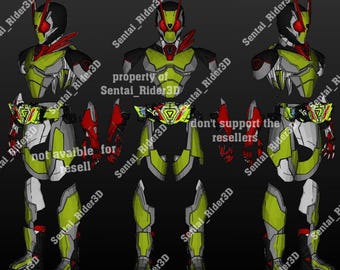 Kamen Rider Zero Two Pepakura
