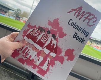 Arsenal women colouring book