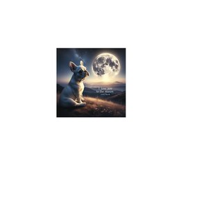 Frenchie und Mond