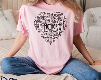 Mother Heart Shirt, Mothers Day Gift for Mom, Mother Life Tee