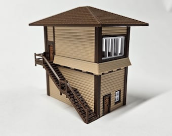 Train Yard Switching Tower Model