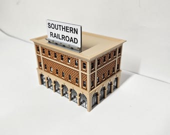 Southern Pacific Railroad Office Building - N-scale