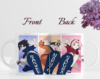 Sakura Haruno, Naruto Japanese Anime, Akatsuki Mug, Otaku Naruto Gift, Anime Vintage Gift, Anime Manga Fan Gift, Akatsuki Ninja Dark Clouds