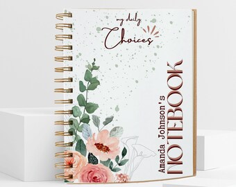 My Daily Journal Personalized  NoteBook With Name