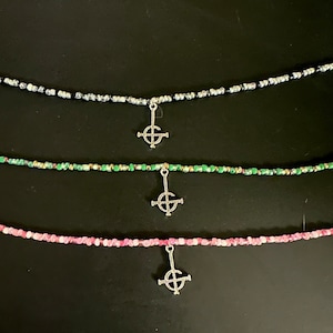 Grucifix Choker Necklace - Customize your colors!