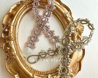 Tatting Bracelet — Serenity Bloom Tatting Lace Bracelet