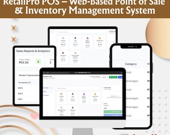 RetailPro POS Quick Start: Your One-File, No-Setup, 100% Browser-Based POS & Inventory Solution