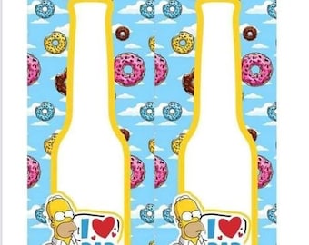 BOTTLE BEER HOLDER - Canva Editable template