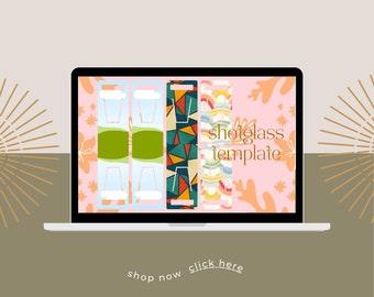 Shot Glass Box - Canva Printable Template