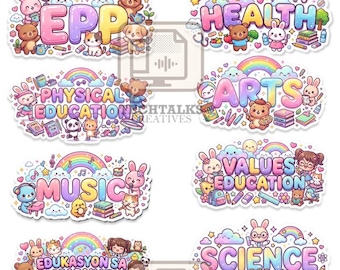 Subject Tags - Ready to Print