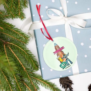 Charlotte, NC Acrylic Ornament | Handmade Christmas Ornaments
