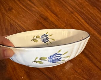 Oval vegetable bowl Luneville Chanteclerc Dinner plates