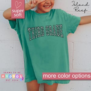Comfort Colors® Third Grade Kids Checkered Shirt, 3rd Grade Youth Shirt, Day Of Third Grade, Third Grade Elementary School Kid 3rd Grader